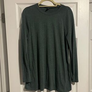Dark Green Long Sleeve Women's Top
